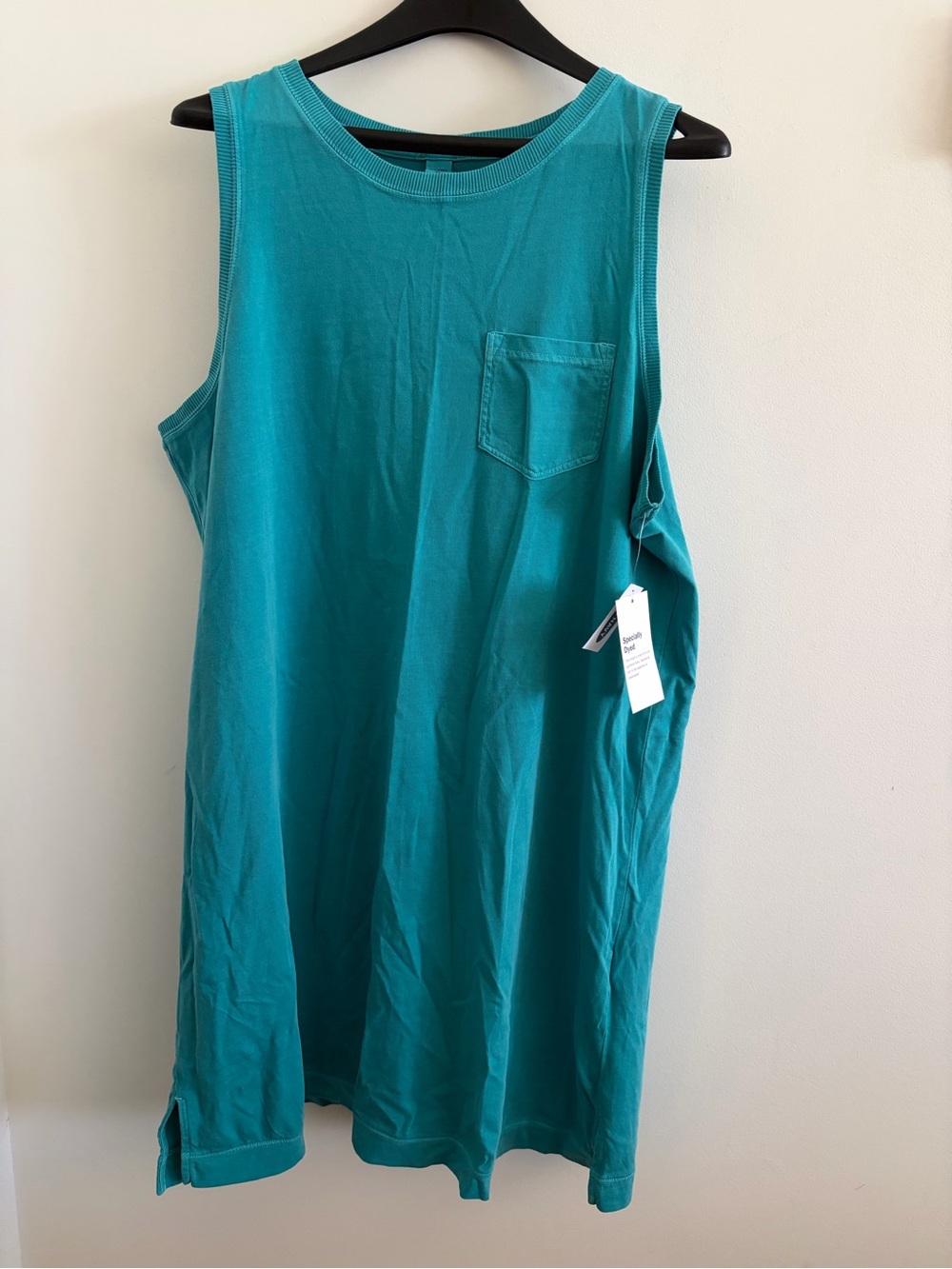 Old Navy Women's Teal Sleeveless Pocket Tank Dress XL